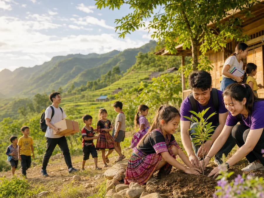 Ngày 1 trại hè tình nguyện VEO