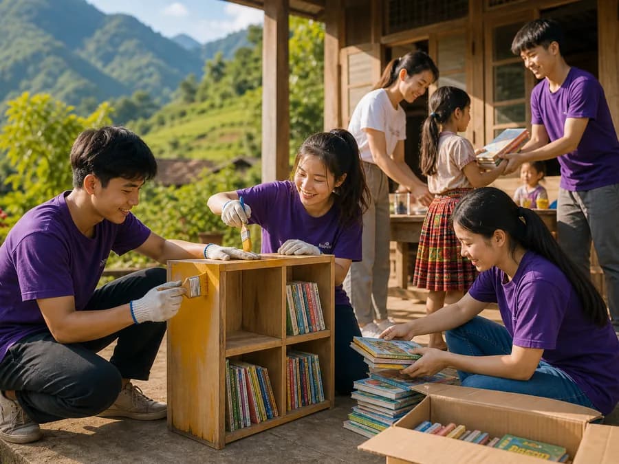 Ngày 3 trại hè tình nguyện VEO