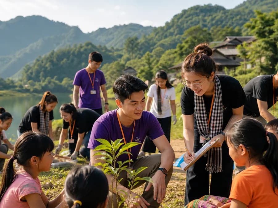 Ngày 6 trại hè tình nguyện VEO