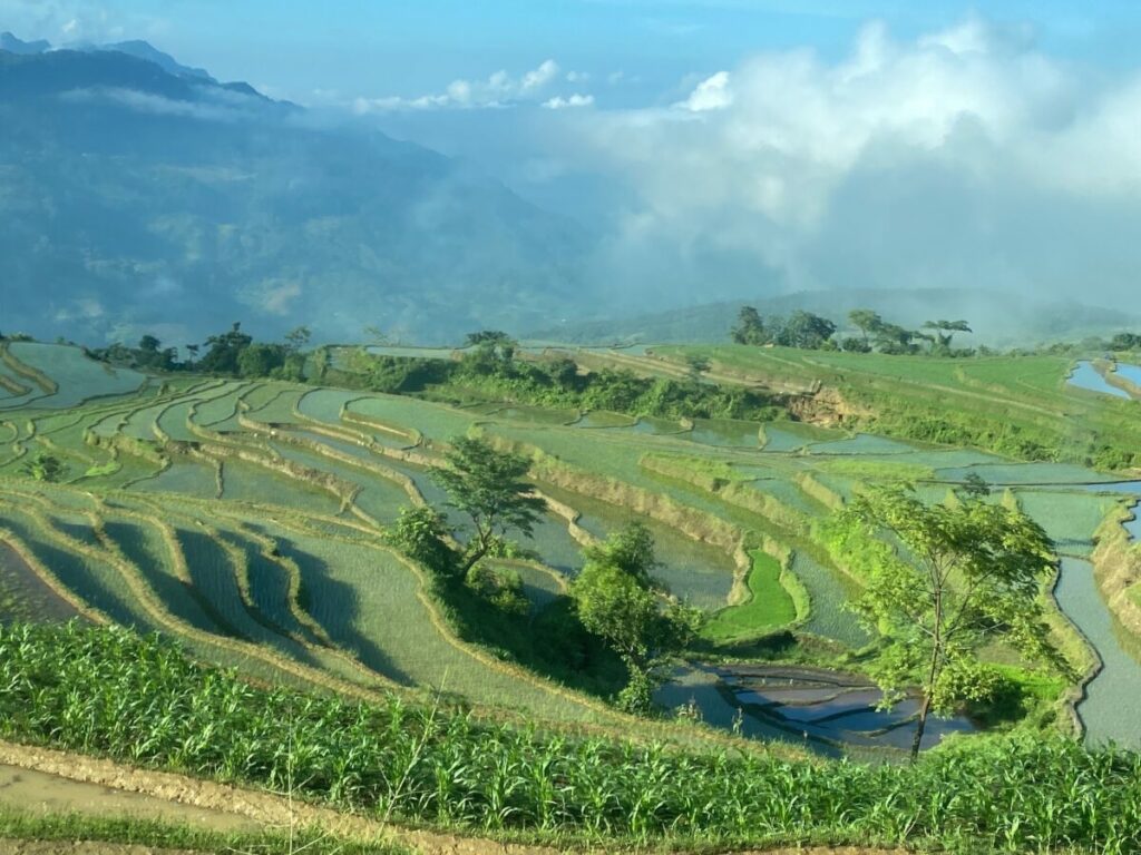 Đặc biệt, tháng 9 Na Hang khoác lên mình vẻ đẹp thơ mộng của mùa lúa chín vàng.
