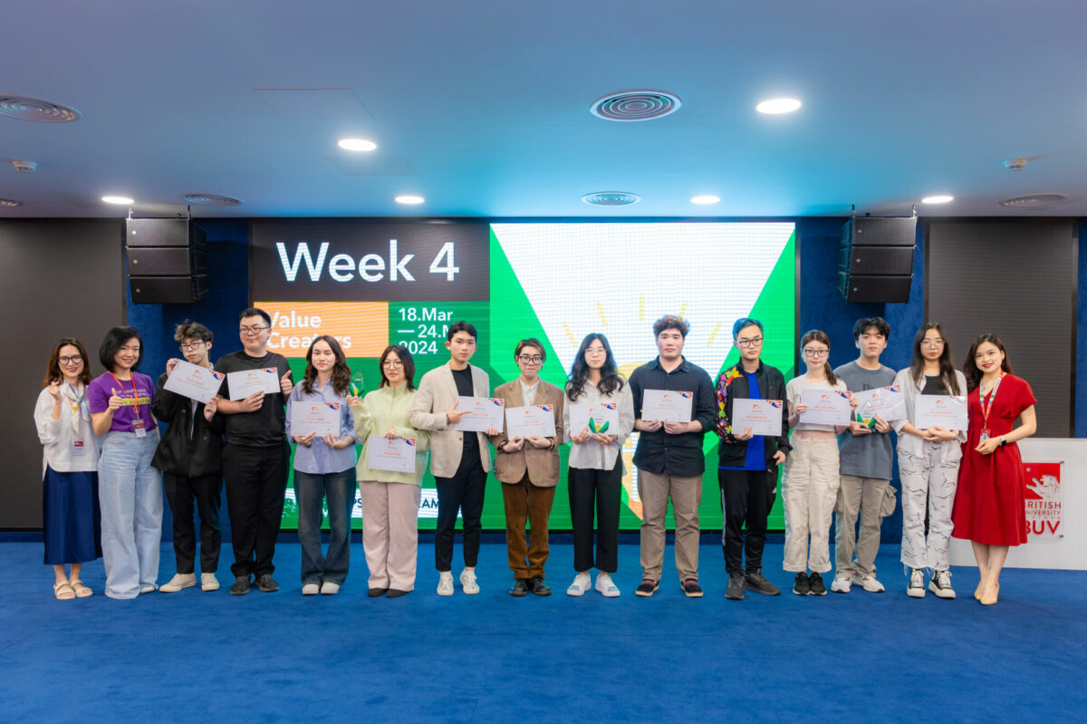 VEO đồng hành cùng sinh viên Đại học Anh Quốc Việt Nam khởi tạo giá trị cộng đồng từ dự án xã hội