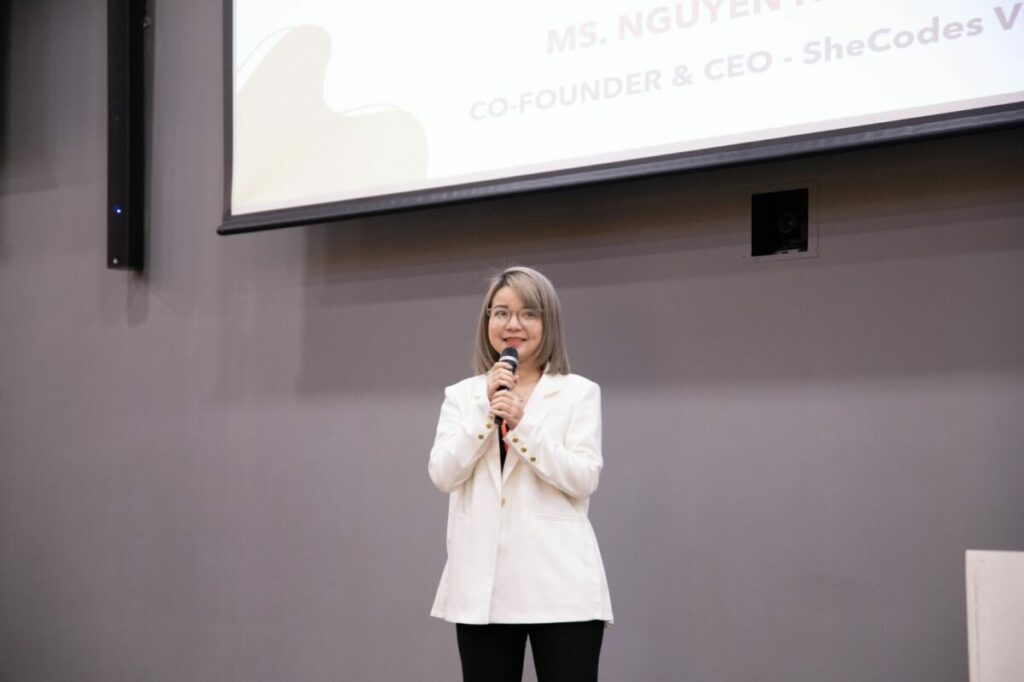 Chị Nguyễn Huyền My: Co-Founder & CEO Shecodes Vietnam