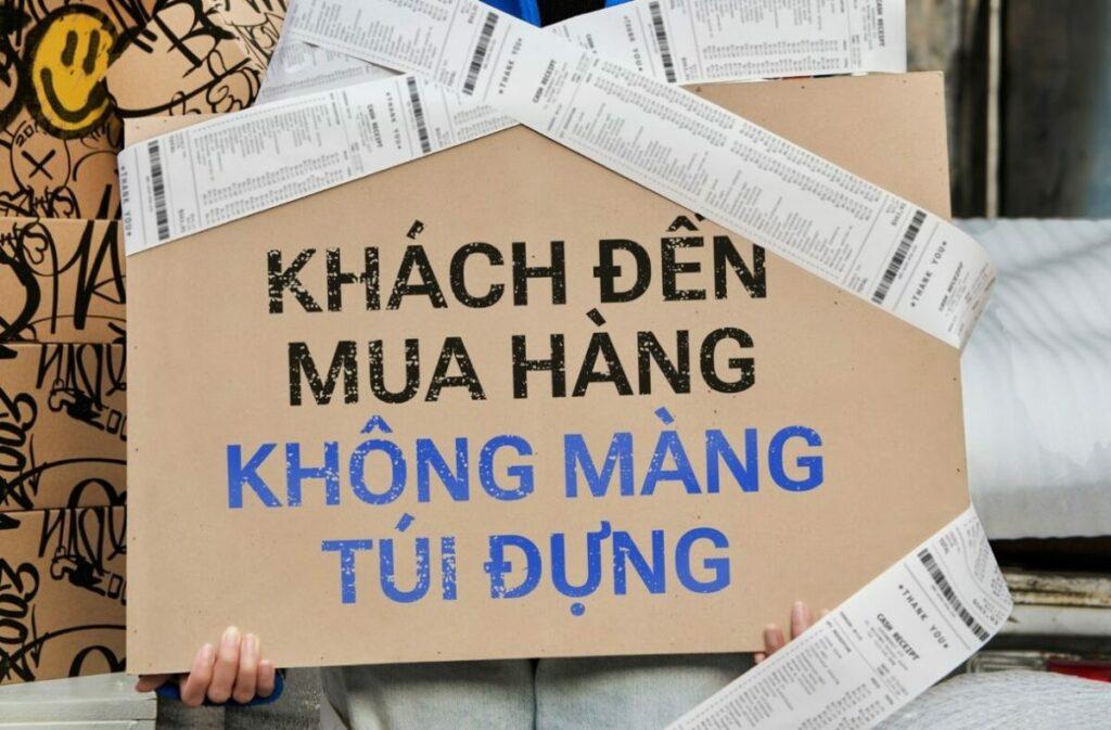 Chương trình nhằm với mục đích giảm thiểu lượng rác thải đến từ những chiếc túi giấy mua hàng