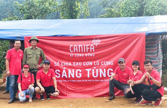 Mỗi hoạt động của Canifa đều hướng tới mục tiêu nâng cao đời sống vật chất và tinh thần, mang đến niềm vui và hy vọng cho cộng đồng